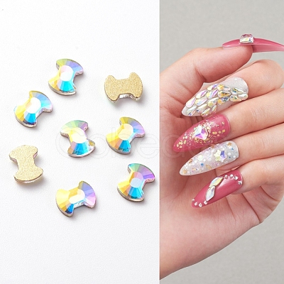 Glass Rhinestone Nail Art Decoration Accessories MRMJ-S035-04L-1