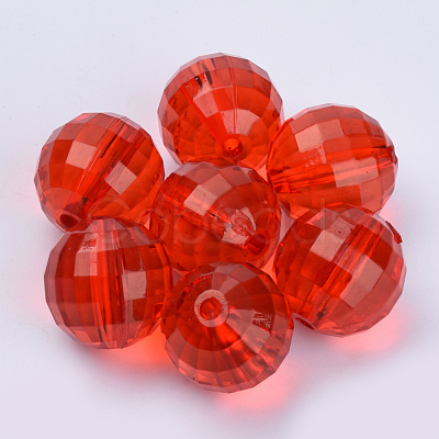 Transparent Acrylic Beads TACR-Q254-8mm-V12-1