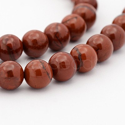 Natural Gemstone Round Bead Strands G-J302-08-12mm-1