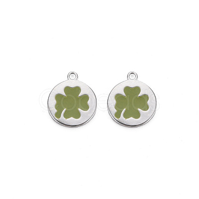 Brass Enamel Charms KK-S356-669P-NF-1