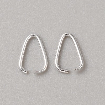 925 Sterling Silver Triangle Jump Rings STER-WH0017-13P-1