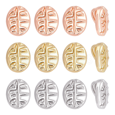 DICOSMETIC 12Pcs 3 Colors Brass Pendants FIND-DC0001-53-1