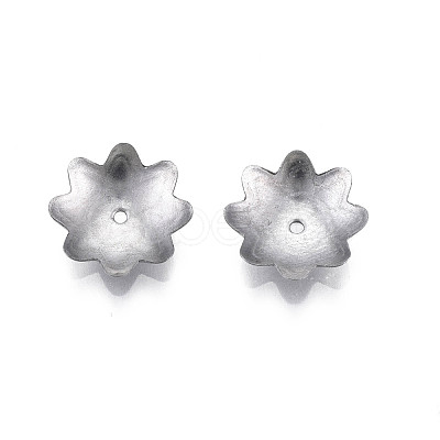 Non-Tarnish 304 Stainless Steel Bead Caps STAS-S057-51B-P-1