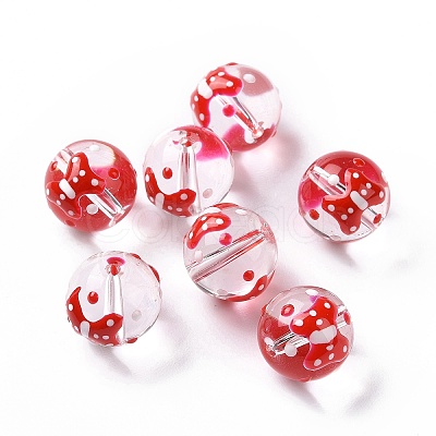 Transparent Glass Beads LAMP-B021-03A-03-1