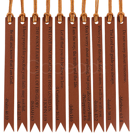 Leather Bookmarks Sets DIY-WH0430-006A-1