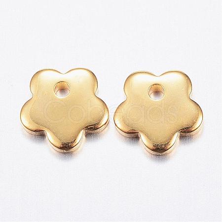 201 Stainless Steel Charms STAS-P142-07G-1