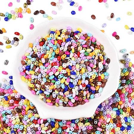 Baking Paint Glass Seed Beads SEED-T006-03-02-1