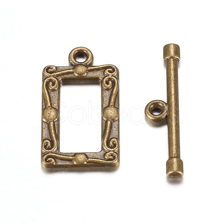 Tibetan Style Alloy Toggle Clasps MLF5079Y-1