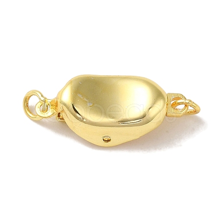 Rack Plating Brass Box Clasps KK-M285-05B-G-1