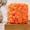 Coarse Polyester Ball Yarn, for DIY Material Blanket Cushion, Dark Orange, 13~29mm, about 43.74 Yards(40m)/Skein