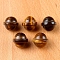 Natural Tiger Eye Carved Healing Universe Stone, Reiki Energy Stone Display Decorations, for Home Feng Shui Ornament, 20mm