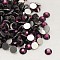 Glass Flat Back Rhinestone, Grade A, Back Plated, Faceted, Half Round, Amethyst, SS10, 2.7~2.8mm, 1440pcs/bag