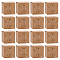 Square Kraft Paper Folding Boxes, for Gift Wrapping, BurlyWood, Finished Product: 7x7x7cm, 22.5x14x0.5cm