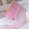 Polyester Ribbons, for Hair Bow Clips Accessories Making, Gift Packing, Pearl Pink, 2 inch(50mm), about 10 Yards(9.14m)/Roll