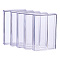 Transparent Plastic Bead Containers, Cuboid, Clear, 9.1x6.1x1.9cm, 9pcs/set