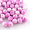 Opaque Acrylic Beads, Round, Medium Orchid, 12mm, Hole: 2mm