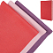 CRASPIRE 6 Sheets 3 Colors Linen Book Covers, Notebook Wraps, Rectangle, Mixed Color, 350x300x0.3mm, 2 sheets/color