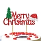 Merry Christmas Cake Topper, Festival Decorations for Xmas Christmas, Christmas Tree, 160mm