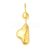 Golden Plated Brass Big Pendants KK-M251-08G-3