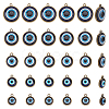 ARRICRAFT 30Pcs 5 Style Plastic Pendants FIND-AR0002-82AB-1