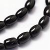 Natural Black Onyx Beads Strands G-N0171-04-4x6mm-3