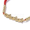 Adjustable Nylon Thread Braided Beads Bracelets BJEW-JB04431-3