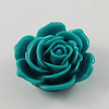Resin Flower Cabochons CRES-B216-4-1