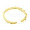 Ion Plating(IP) 304 Stainless Steel Hinged Bangle BJEW-P298-01G-3