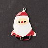 Christmas Theme Opaque Resin Pendants RESI-C021-01C-2