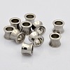 Tarnish Resistant Column 304 Stainless Steel Large Hole Beads STAS-N020-12-10mm-2