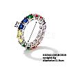 Fashionable European and American Style Brass Rhinestone Ring for Unisex YJ2734-8-1