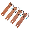 DELORIGIN 4Pcs 4 Styles Wood Bookmarks AJEW-DR0001-35-1