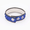 Snakeskin Leather Bracelets BJEW-G614-02-3