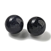 Synthetic Blue Goldstone Round Ball Figurines Statues for Home Office Desktop Decoration G-P532-02A-01-2