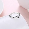 925 Thai Sterling Silver Finger Rings RJEW-BB30788-A-8-5