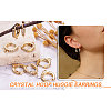 Eco-Friendly Brass Earring Hoops Findings KK-TA0007-40-14