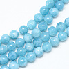 Natural Quartz Beads Strands X-G-R345-8mm-29-1-1