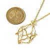 Crystal Cage Holder Necklace NJEW-JN04606-02-4