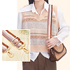 Cotton Adjustable Folk Custom Stripe Pattern Bag Strap FIND-WH0077-83-6