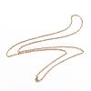304 Stainless Steel Cable Chain Necklaces NJEW-P147-07-2