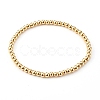 Brass Stretch Beaded Bracelets BJEW-JB05951-2