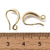 Brass Earring Hooks KK-H502-14G-3