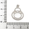 925 Sterling Silver Pendant Cabochon Settings STER-B005-17P-3