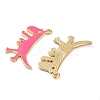 Rack Plating Alloy Enamel Pendants FIND-Q099-01G-02-2