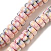 Handmade Polymer Clay Beads Strands CLAY-H006-03B-1