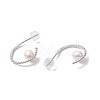 Natural Pearl Ear Studs EJEW-P286-04P-2