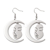 Non-Tarnish 304 Stainless Steel Dangle Earrings EJEW-P271-13P-1