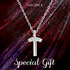 SHEGRACE Rhodium Plated 925 Sterling Silver Initial Pendant Necklaces JN916A-5