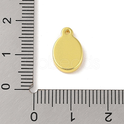 304 Stainless Steel Pendant Cabochon Settings STAS-A097-09G-1