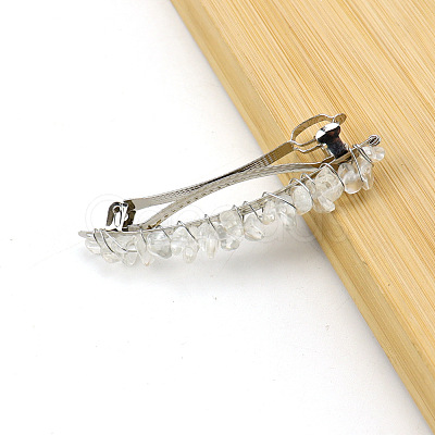 Alloy Hair Barrettes PW-WG062DF-02-1